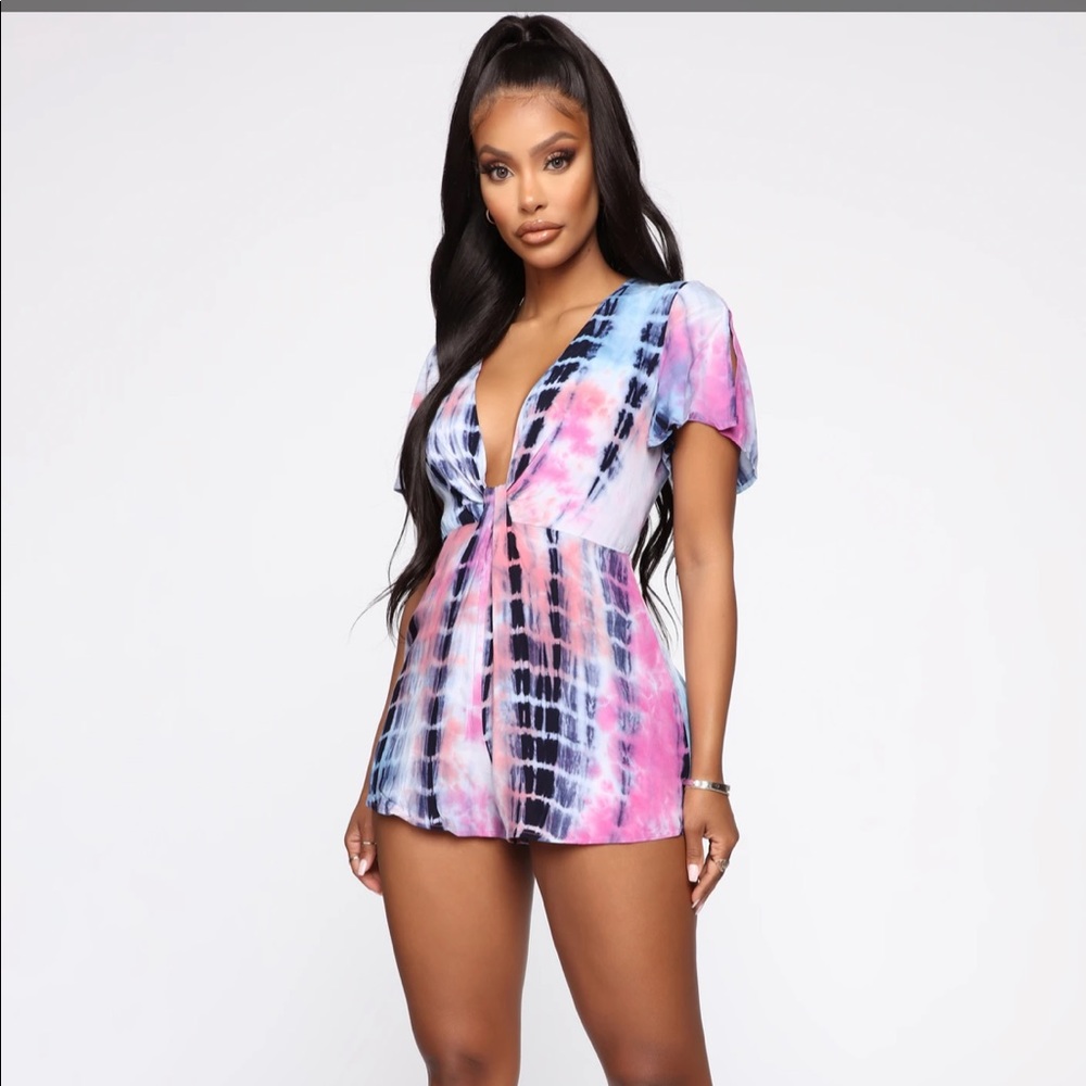 Tie dye romper